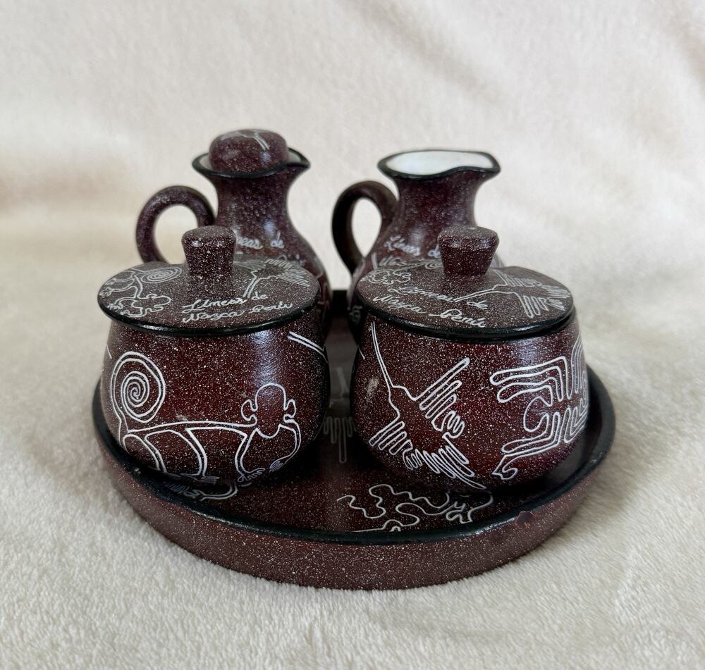 Vintage Peruvian souvenir pottery
